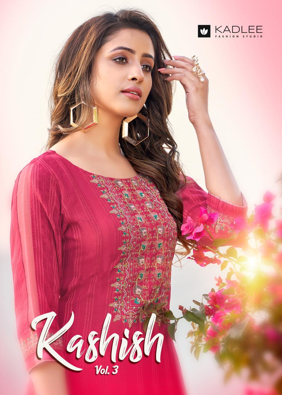 Kadlee Kashish 3 New Ethnic Wear Rayon Designer Kurti Collection